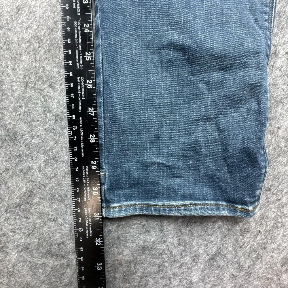 G-Star Raw 5620 3D Slim Jeans Mens 40x32 Blue Medium Wash Distressed Denim